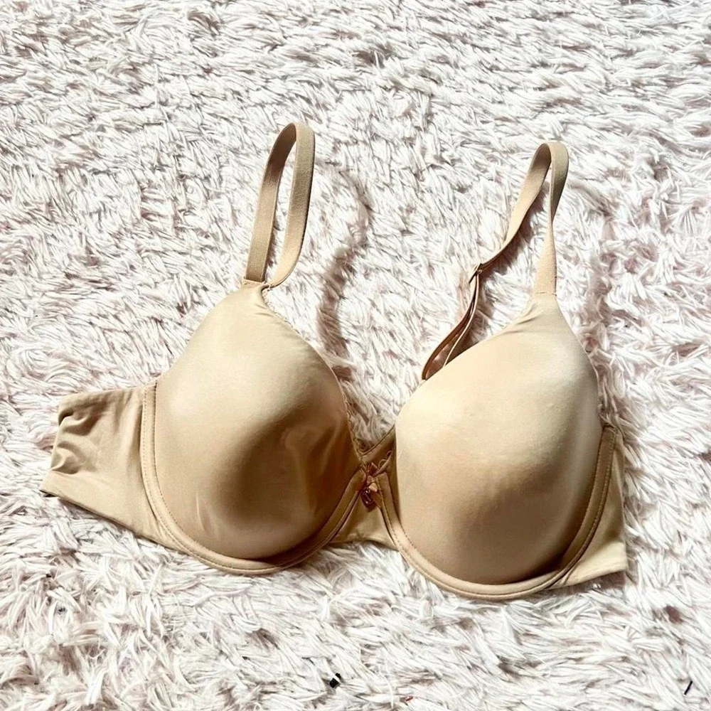 Victorias Secret Nude Classic‎ Timeless Lightly Padded Tshirt Bra Womens 36C